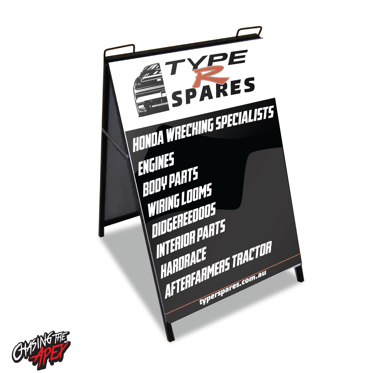 Podium Motorsport A-Frame Signage – 600x900mm