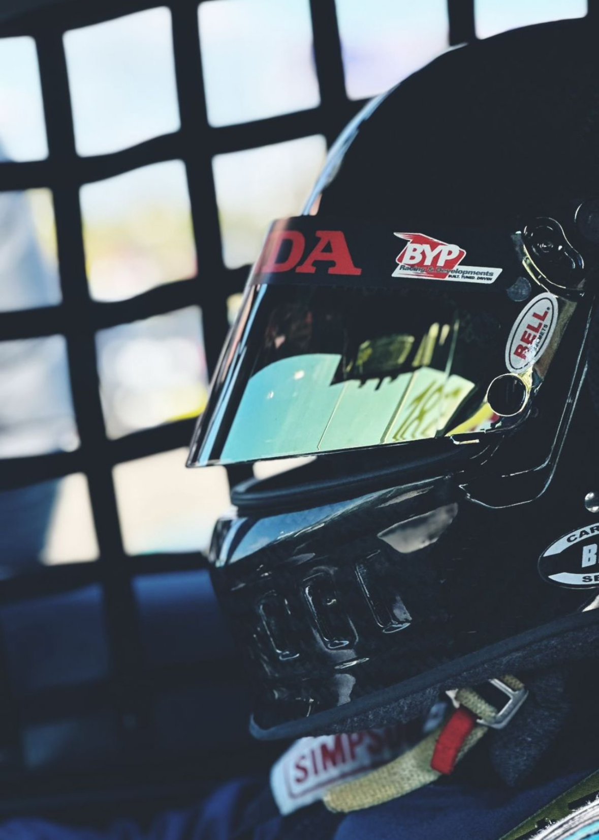 BYP Racing and Developments - Honda Visor Sticker