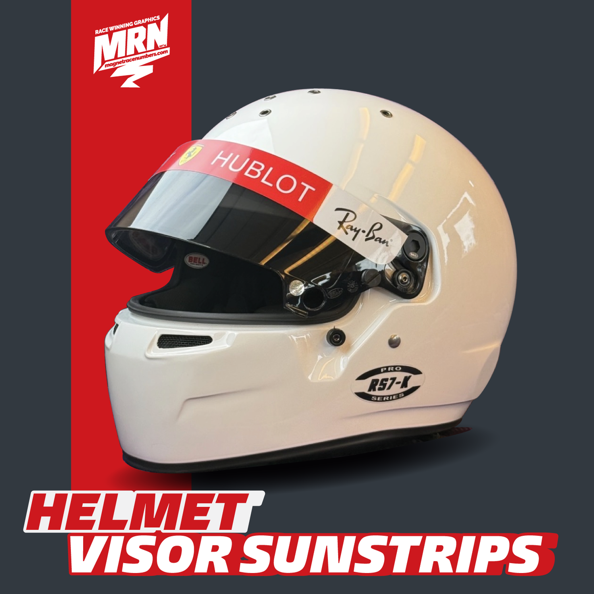 'Sebastian Vettel Tribute 2020' Helmet Visor Sunstrip