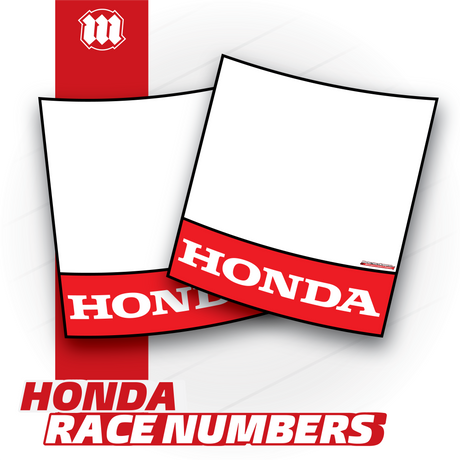 Honda Racing Numbers