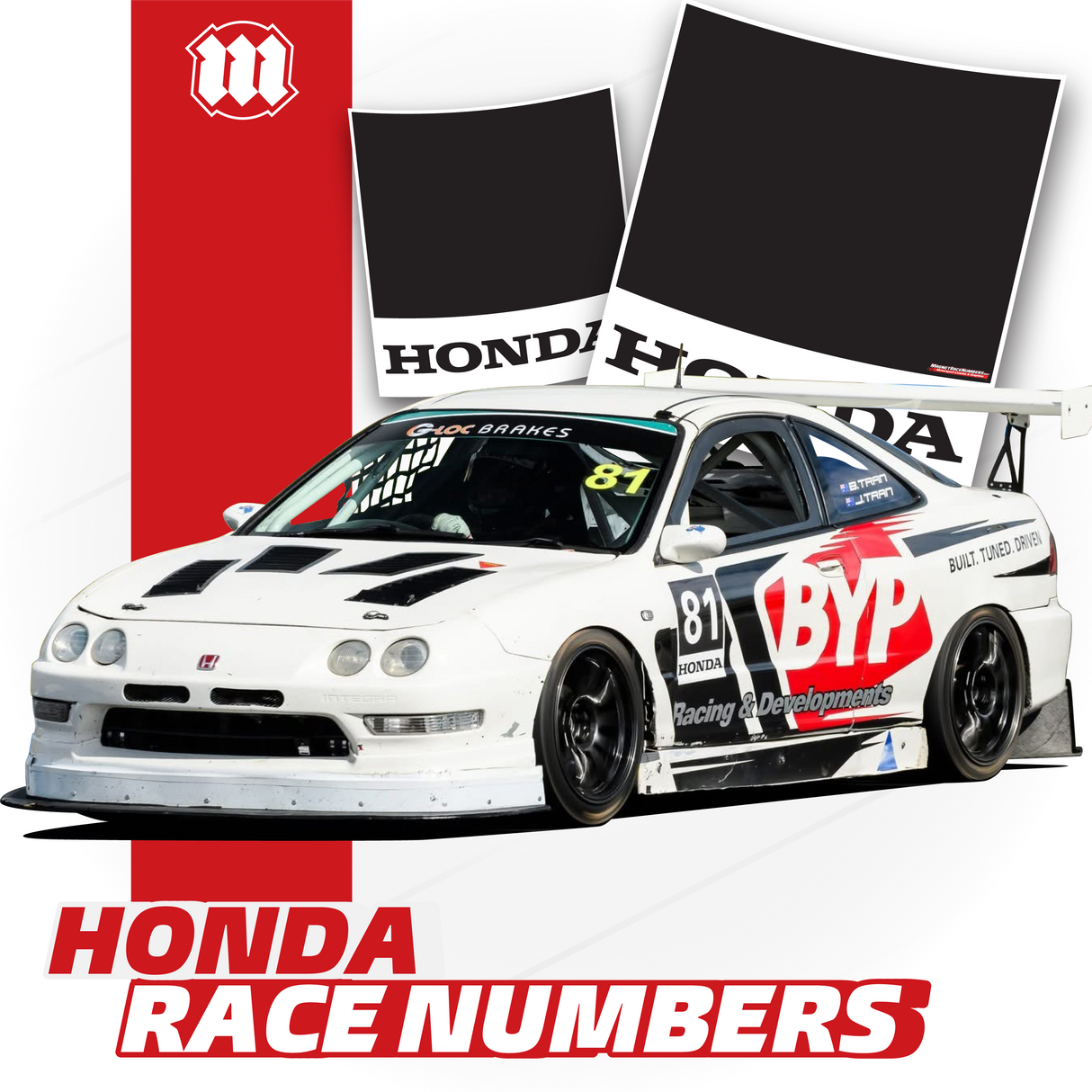 Honda Racing Numbers