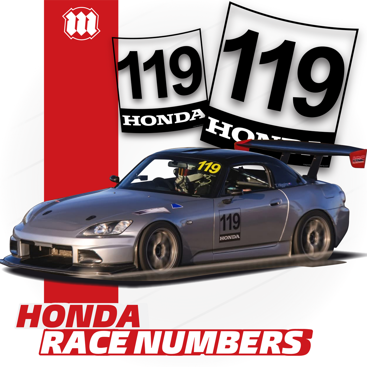 Honda Racing Numbers