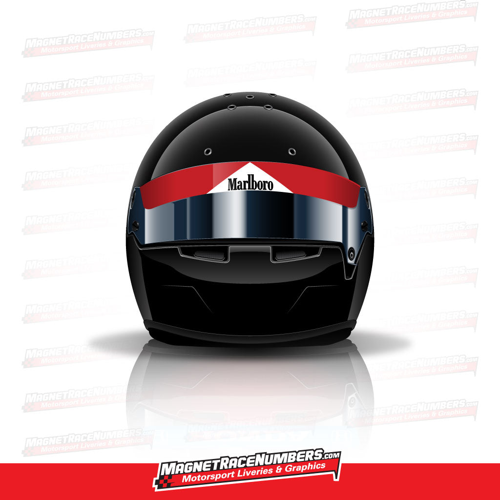 Malboro Tribute Helmet Visor Sunstrip