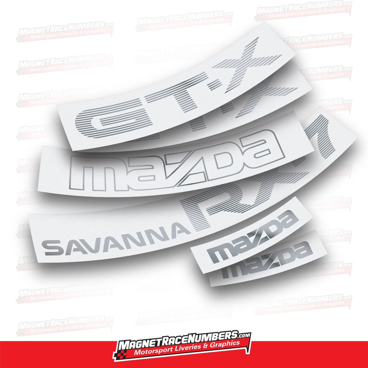 OE Mazda RX7 FC and GTX Decal Set