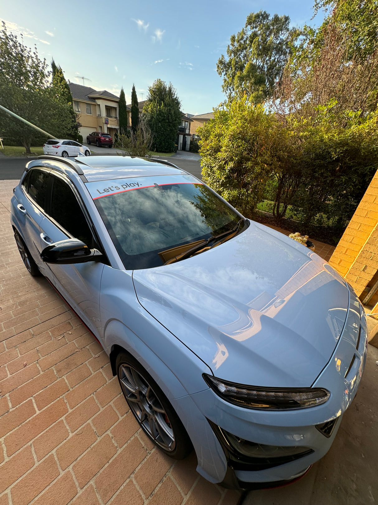 'Let's play' N Performance Windscreen Banner