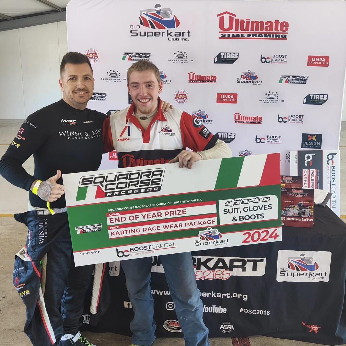 Oversized Motorsport Novelty Cheque