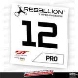 2020 Rebellion AWS GT Challenge Number Panels