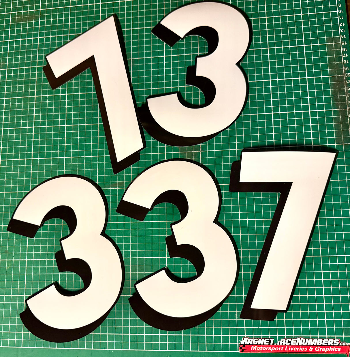 Coyote Racing Numbers - Pair