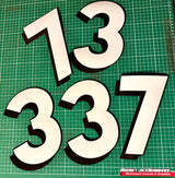 Coyote Racing Numbers - Pair