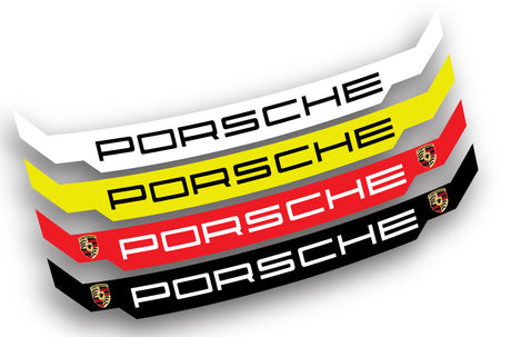 Porsche Helmet Visor Decal