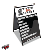 Podium Motorsport A-Frame Signage – 600x900mm