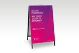 Podium Motorsport A-Frame Signage – 600x900mm