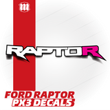 Ford Ranger "Raptor" PX3 / Next Gen - Rear Tub Decals