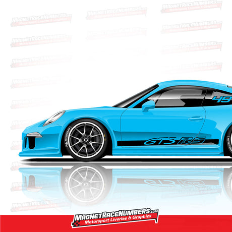 Porsche 911 GT3RS Side Stripes