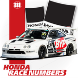 Honda Racing Numbers