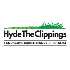 Hyde The Clippings Landscape Lawn Maintenance - Logo Design