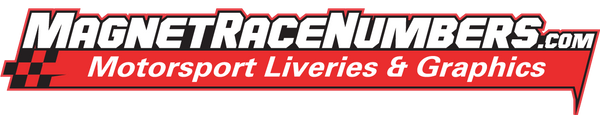 Motorsport Race Numbers Stickers Graphics and Liveries