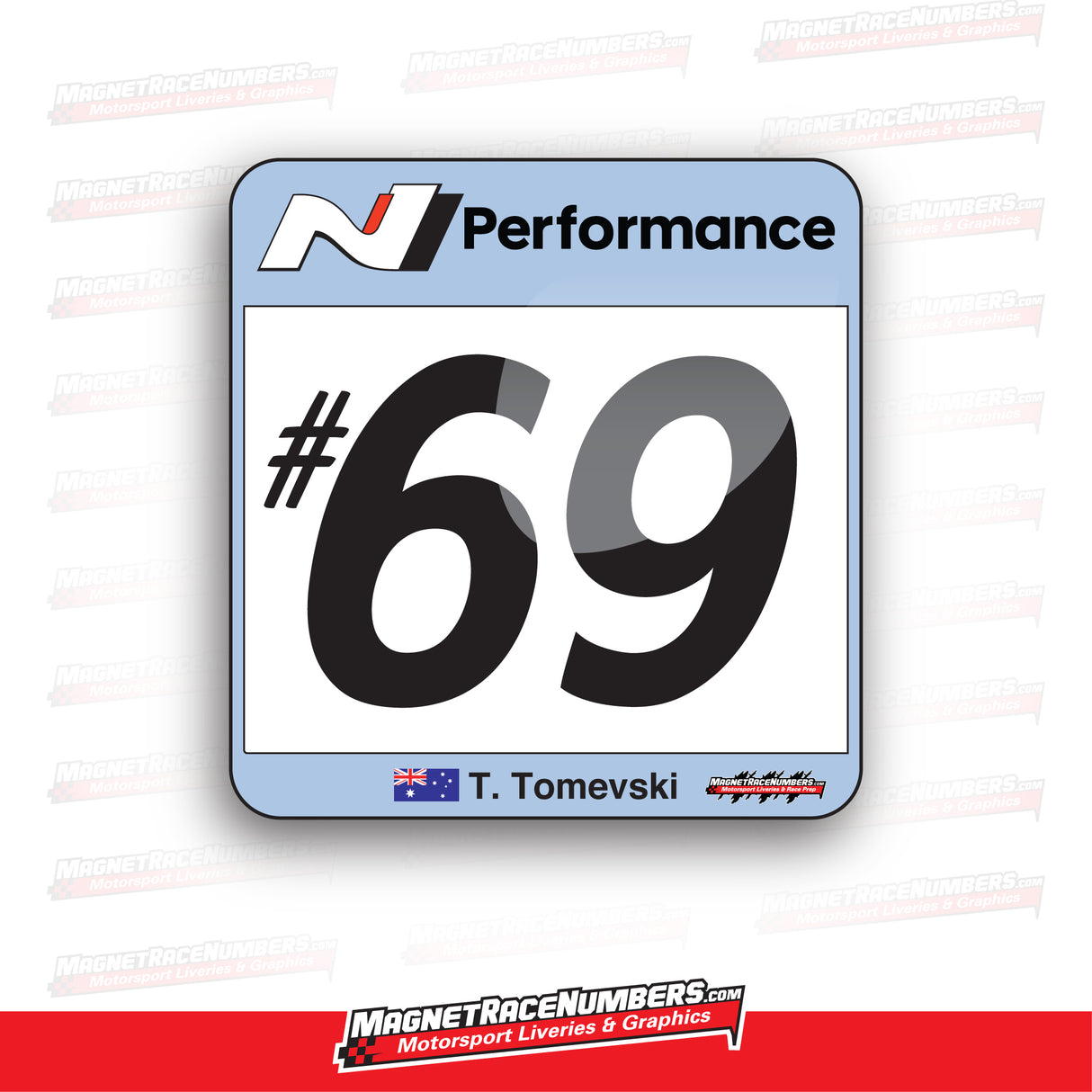 "N Performance" Racing Numbers