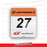 "Super GT Autobacs" Racing Numbers