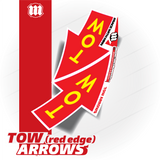 Tow Arrows - (Pair) - CAMS / Motorsport Australia-Compliant