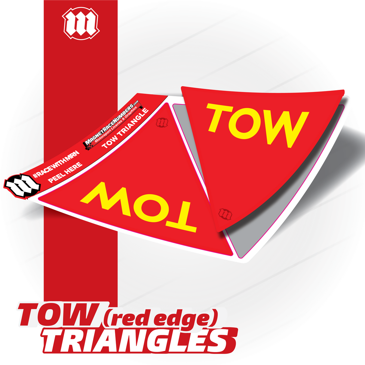 Tow Arrows - (Pair) - CAMS / Motorsport Australia-Compliant