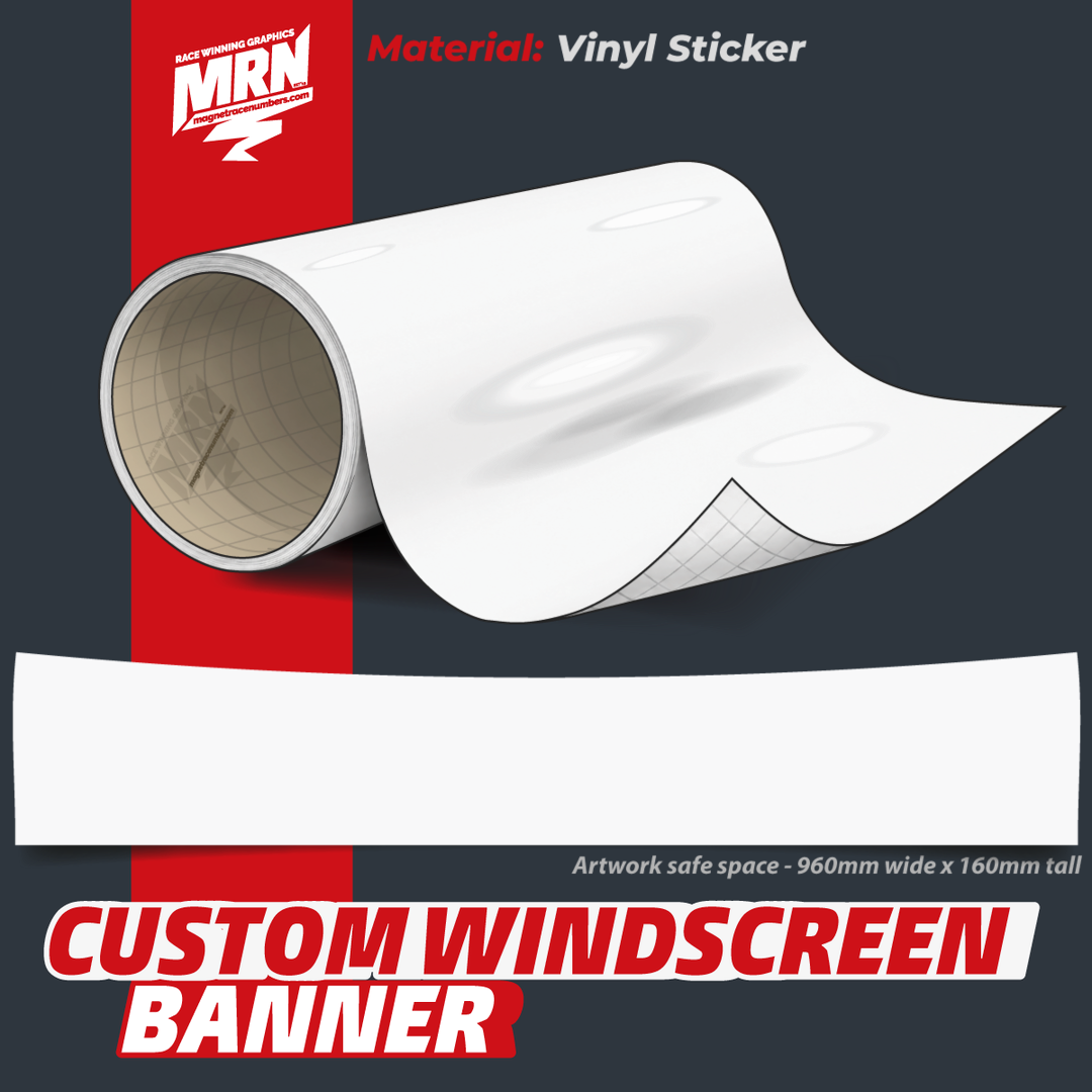 Custom Windscreen Banner - Design your Own