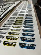 Custom Printed Motorsport Stickers
