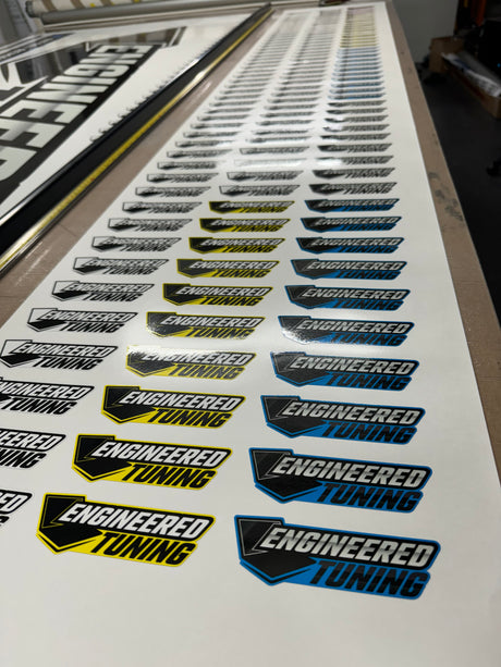 Custom Printed Motorsport Stickers