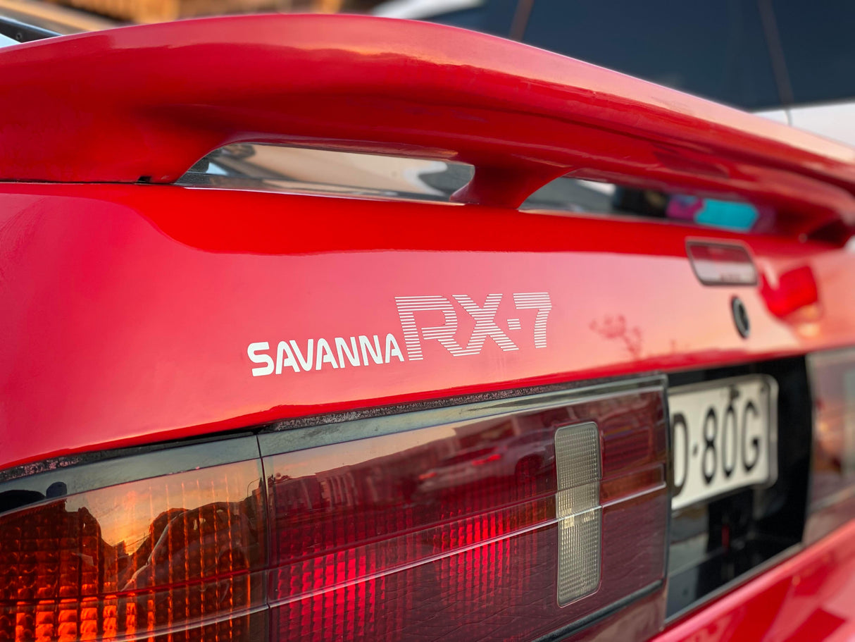 Aus Delivered OE Mazda RX7 FC and GTX Decal Replica Set