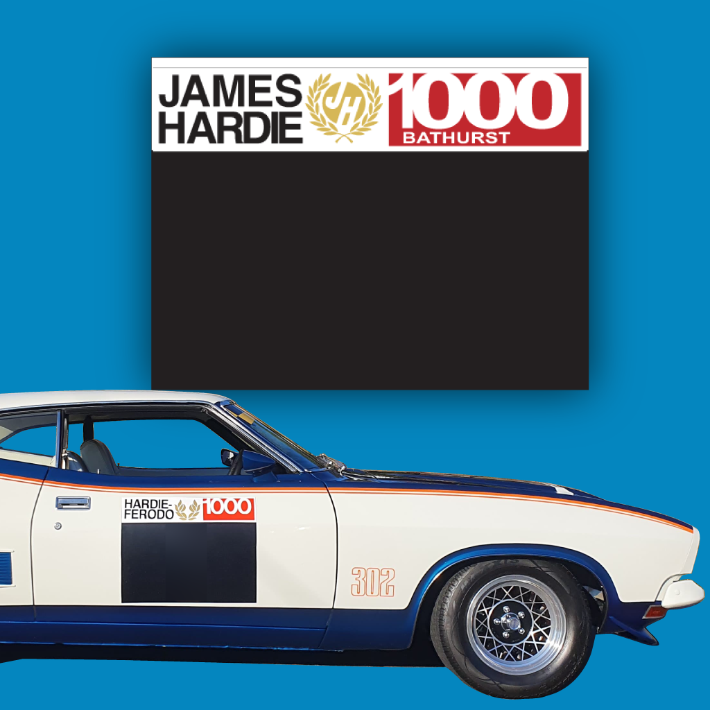 'Hardie-Ferodo Bathurst 1000' Style Cup Car Numbers