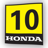 Honda Racing Numbers