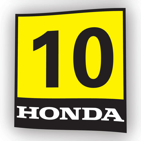 Honda Racing Numbers