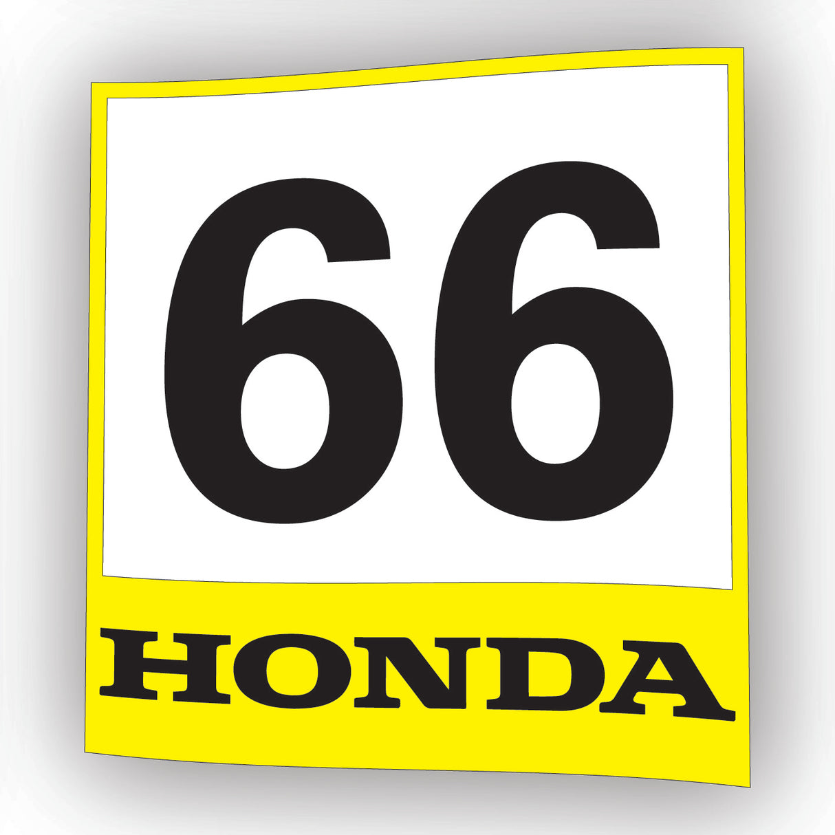 Honda Racing Numbers