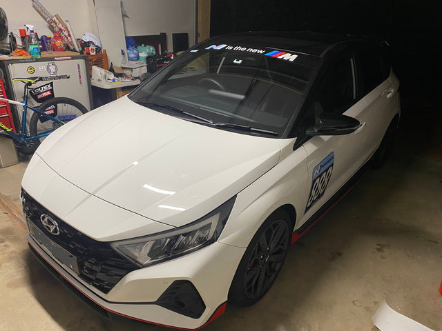 Hyundai N Perforance I20N Windscreen Banner