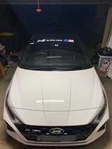 Hyundai N Performance I20N Windscreen Banner