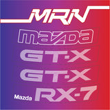 Aus Delivered OE Mazda RX7 FC and GTX Decal Replica Set