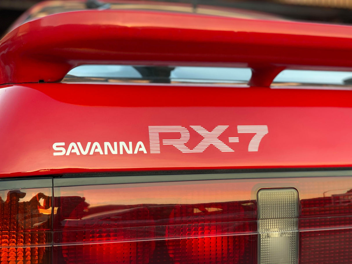 Mazda RX7 FD Savanna Stickers OEM Replica