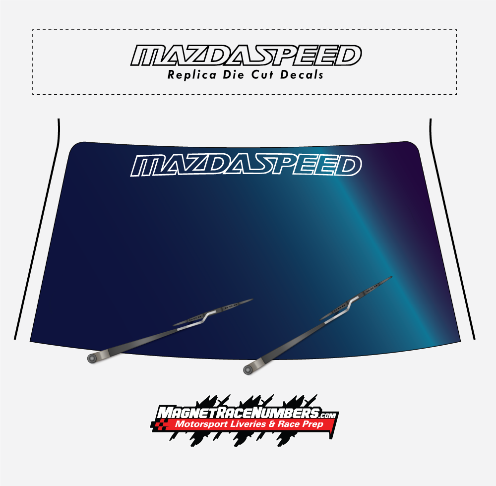 Mazdaspeed Windscreen Decal