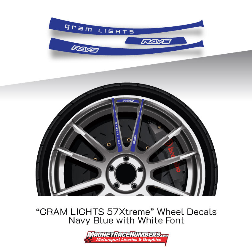 Volk Racing Rays 57Xtreme Wheel Decals