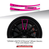 Volk Racing Rays 57Xtreme Wheel Decals