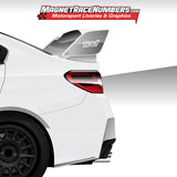 Subaru WRX STI - Wing End Plate Overlay Decal - 2015-2020