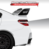 Subaru WRX STI - Wing End Plate Overlay Decal - 2015-2020