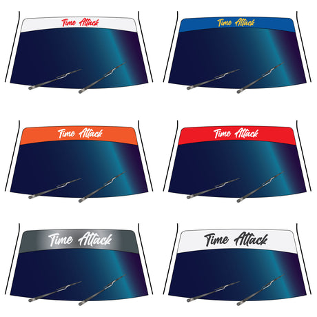 Time Attack Windscreen Banner - Handwriting Logo