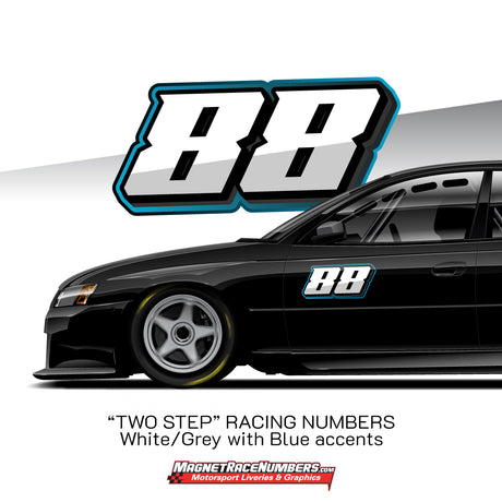 "Two Step" Racing Numbers