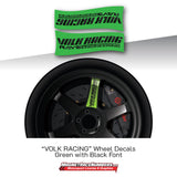 Volk Racing Rays TE37 Wheel Decals - 18"