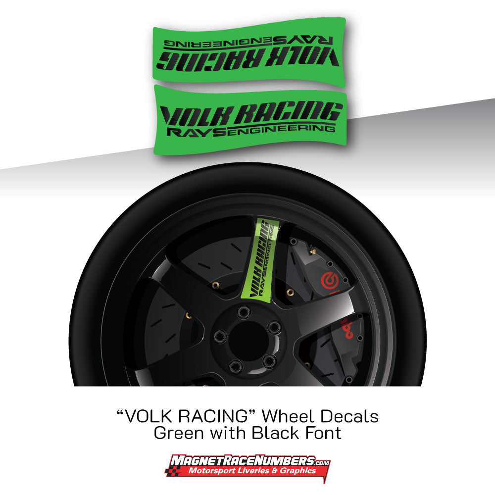 Volk Racing Rays TE37 Wheel Decals - 18