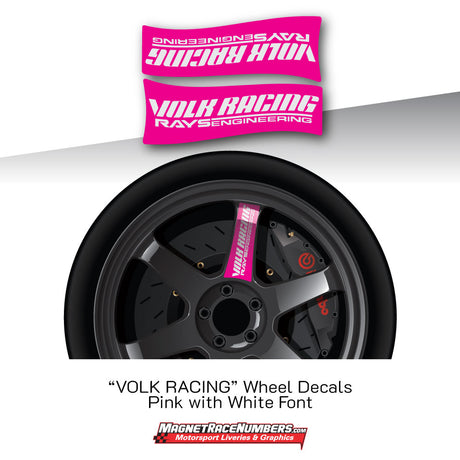 Volk Racing Rays TE37 Wheel Decals - 18"