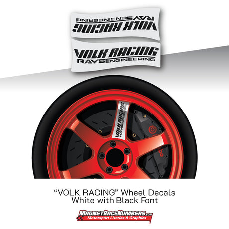 Volk Racing Rays TE37 Wheel Decals - 18"